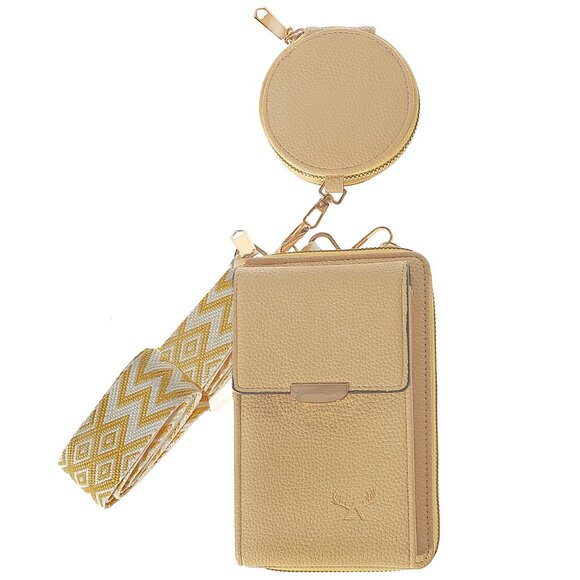 Artizanni Womens Crossbody Wallet Phone Case, Vegan Leather Fashion Bag Shoulder - Picture 4 of 5